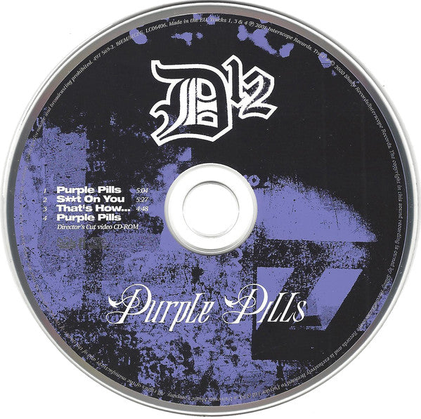 D12 : Purple Pills (CD, Single, Enh)