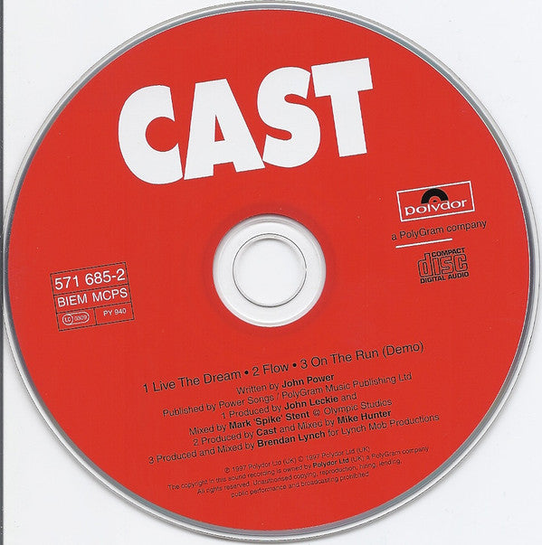 Cast : Live The Dream (CD, Single, Ltd, Dig)