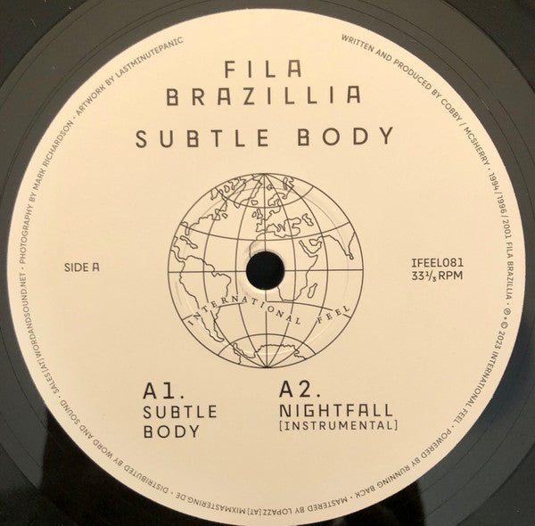 Fila Brazillia : Subtle Body (12")