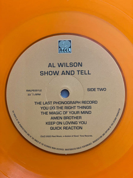 Al Wilson : Weighing In (LP, Album, RSD, RE, Ora)