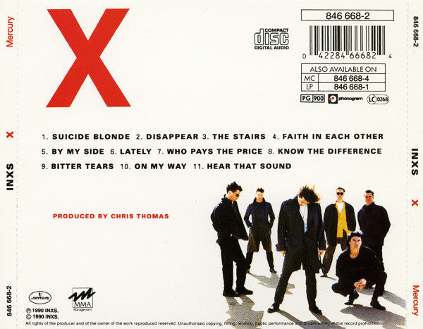 INXS : X (CD, Album)
