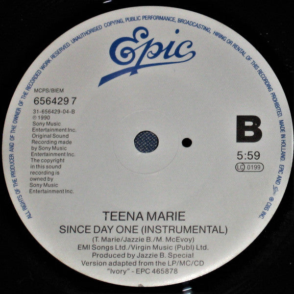 Teena Marie : Since Day One (7")