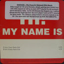 Eminem : My Name Is (CD, Single, Promo)