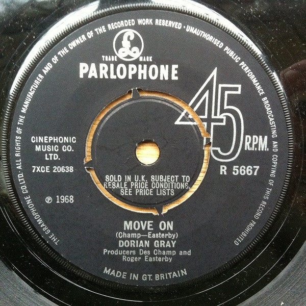 Dorian Gray (10) : I've Got You On My Mind (7")