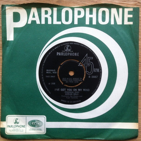 Dorian Gray (10) : I've Got You On My Mind (7")