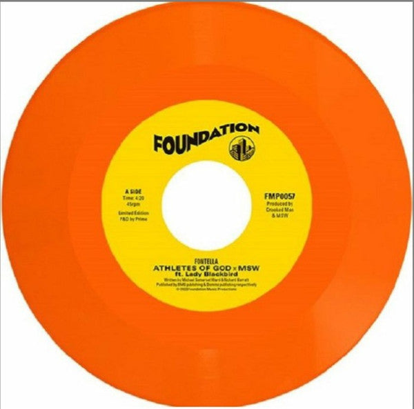 Athletes Of God x Michael Ward (3) Ft. Lady Blackbird : Fontella / Don't Wanna Be Normal (7", RSD, Ltd, Ora)