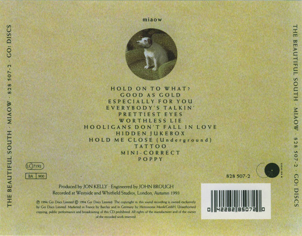 The Beautiful South : Miaow (CD, Album, Gra)
