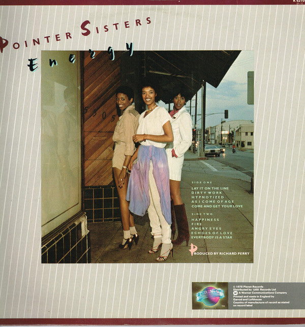 Pointer Sisters : Energy (LP, Album)
