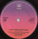 Spiders From Mars : (I Don't Wanna Do No) Limbo (7", Single)