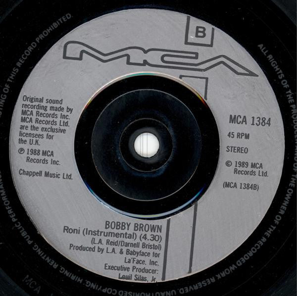 Bobby Brown : Roni (7", Single)