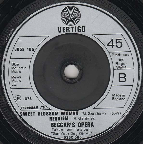 Beggars Opera : Classical Gas (7", Single)