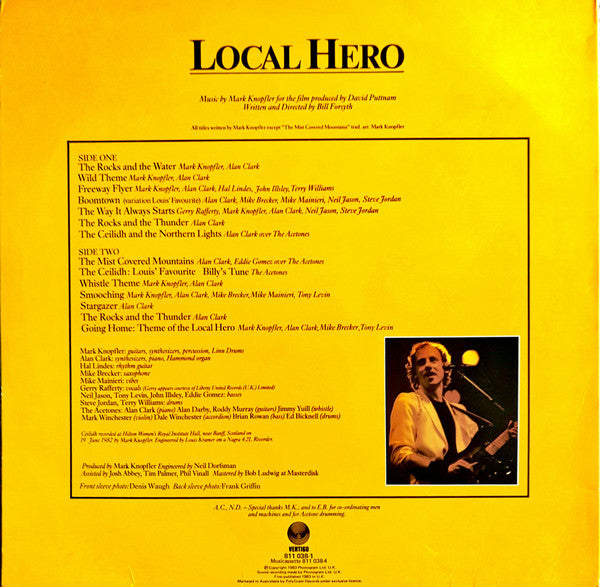 Mark Knopfler : Local Hero (LP, Album)