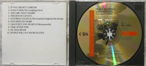 Frank Sinatra : Greatest Hits, The Early Years (CD, Comp, RE)