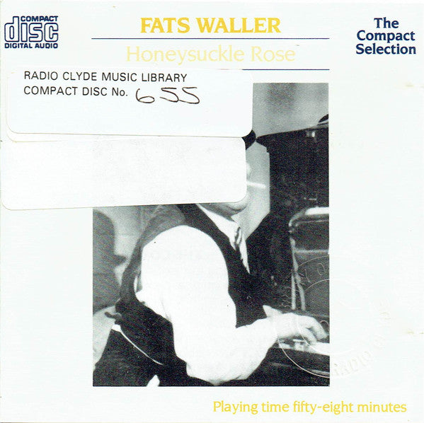 Fats Waller : Honeysuckle Rose (CD, Comp, Mono, RM)