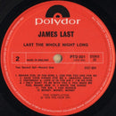 James Last : Last The Whole Night Long: 50 Non-Stop Party Greats From James Last. (2xLP, Comp, RM)