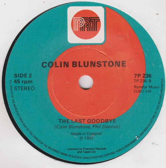 Colin Blunstone : Tracks Of My Tears (7", Single)