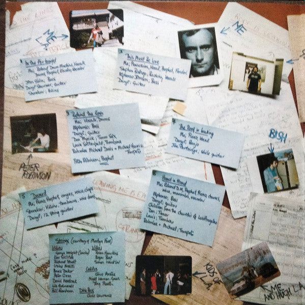 Phil Collins : Face Value (LP, Album, Gat)