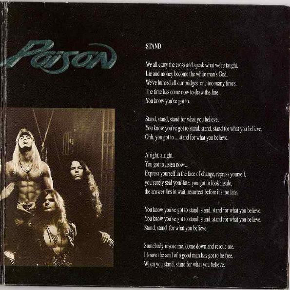 Poison (3) : Stand (7", Single, Gat)