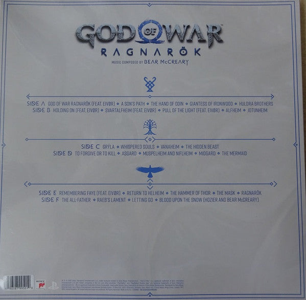 Bear McCreary : God Of War Ragnarök (Original Soundtrack) (3xLP, Album, Ltd, Blu)