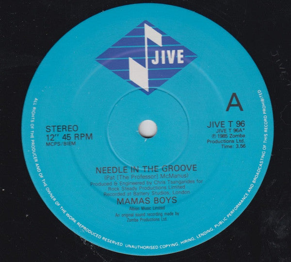 Mama's Boys : Needle In The Groove (12", Single)