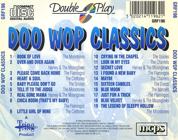 Various : Doo Wop Classics (CD, Comp)