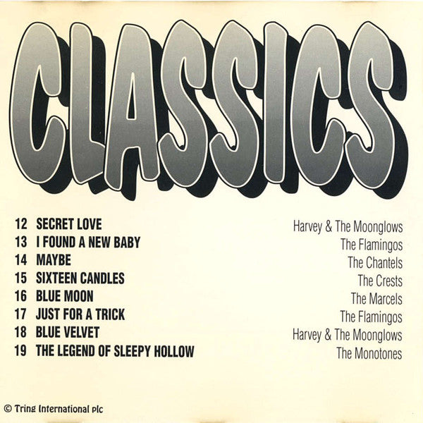 Various : Doo Wop Classics (CD, Comp)