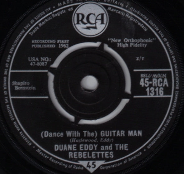 Duane Eddy & The Rebelettes : (Dance With The) Guitar Man (7", Single)