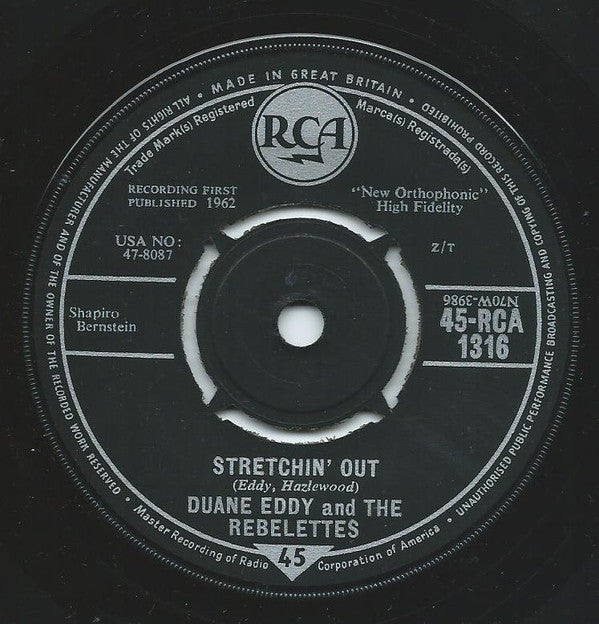 Duane Eddy & The Rebelettes : (Dance With The) Guitar Man (7", Single)