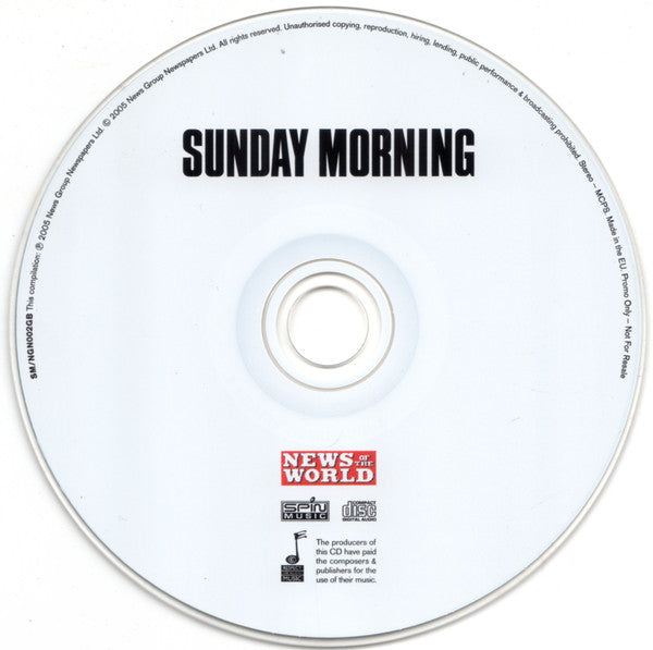 Various : Sunday Morning Vol. Two (CD, Comp, Promo)