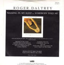 Roger Daltrey : Walking In My Sleep (7", Single)