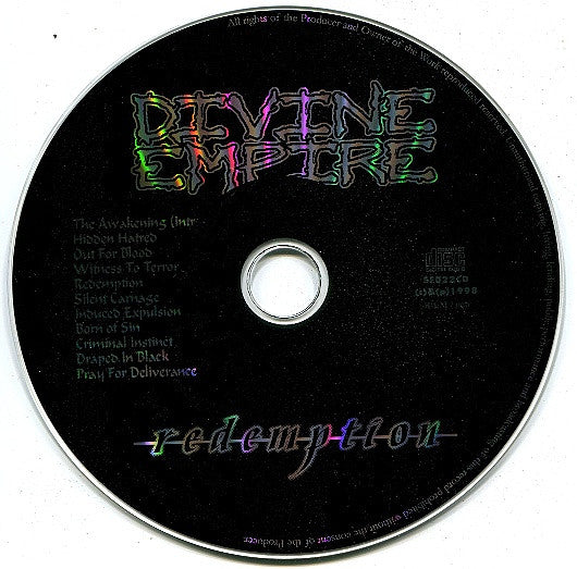 Divine Empire : Redemption (CD, Album)
