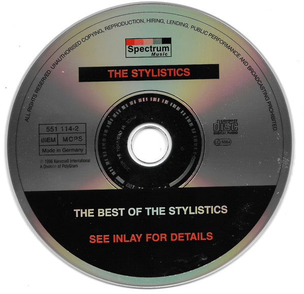 The Stylistics : The Best Of The Stylistics (CD, Comp, RE, PMD)