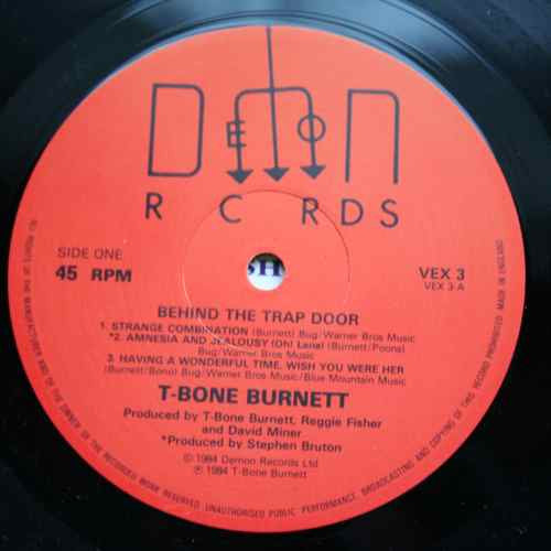 T-Bone Burnett : Behind The Trap Door (12", MiniAlbum, EP, Dam)