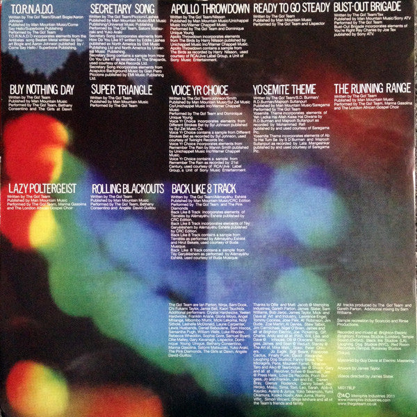 The Go! Team : Rolling Blackouts (LP, Album)