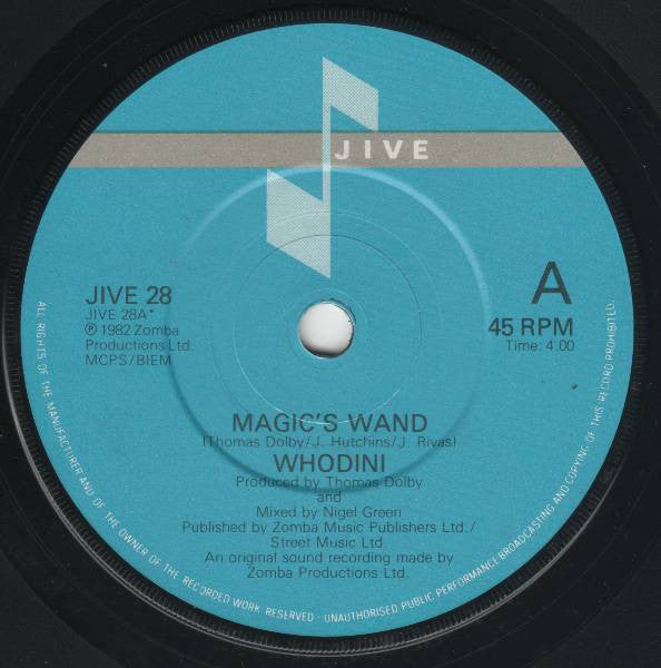 Whodini : Magic's Wand (7")
