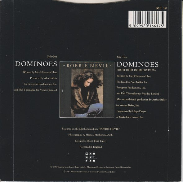 Robbie Nevil : Dominoes (7", Single)