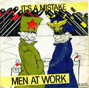 Men At Work : It's A Mistake (7", Single, Pap)