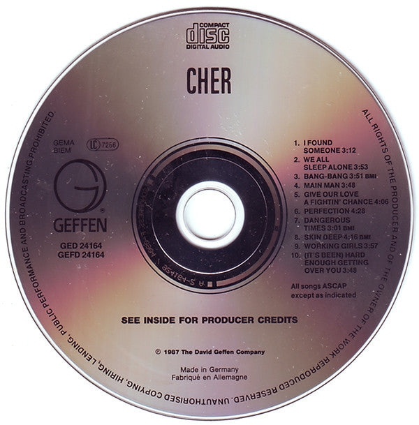 Cher : Cher (CD, Album, RE, Son)