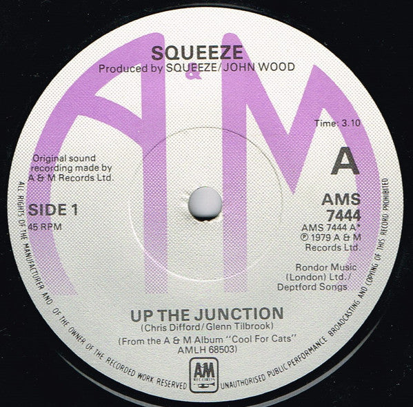 Squeeze (2) : Up The Junction (7", Single)