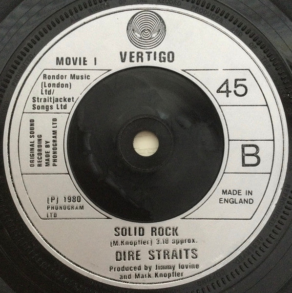 Dire Straits : Romeo And Juliet (7", Single, Sil)