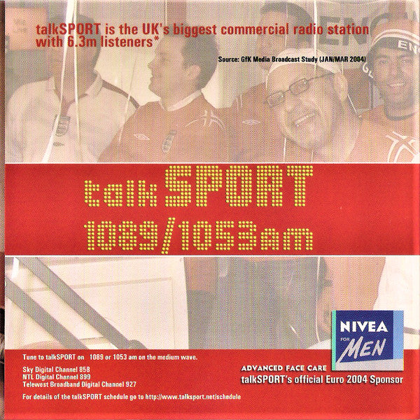 Various : Come On England -  Football Songs For Football Fans (CD, Comp)