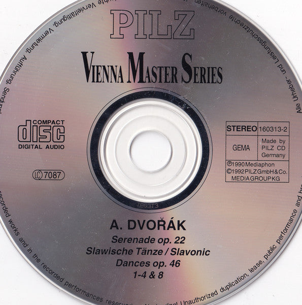Antonín Dvořák, Orchestre Pro Arte De Munich, Kurt Redel : String Serenade E Major Op.22. Slavonic Dances Op.46 (CD)