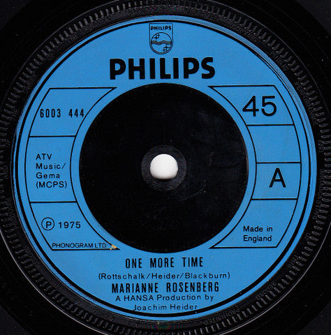 Marianne Rosenberg : One More Time (7", Single)