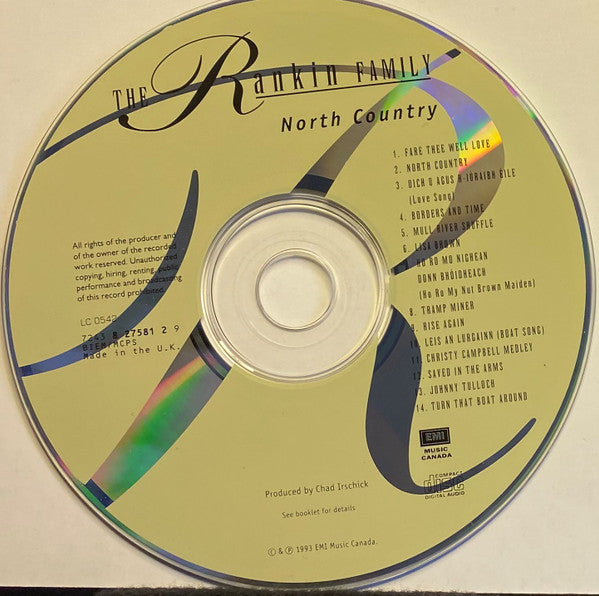 The Rankin Family : North Country (CD, Album)