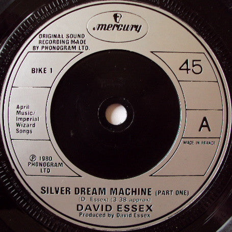 David Essex : Silver Dream Machine (7", Single, Fre)