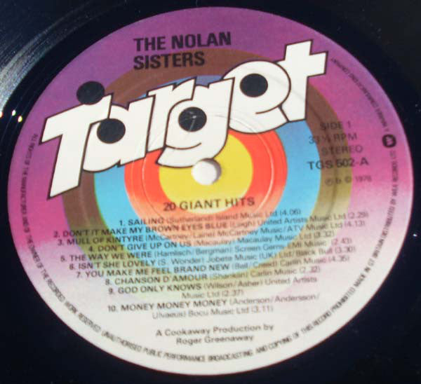 The Nolan Sisters* : 20 Giant Hits (LP, Album)