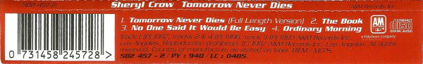 Sheryl Crow : Tomorrow Never Dies (CD, Single)