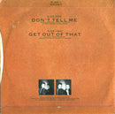 Blancmange : Don't Tell Me (7", Single, Pap)