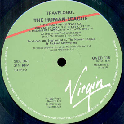 The Human League : Travelogue (LP, Album, RE)