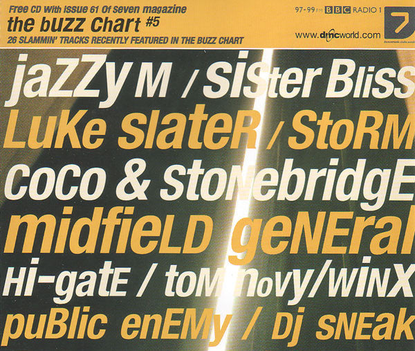 Various : The Buzz Chart #5 (CD, Comp, Mixed, Smplr)